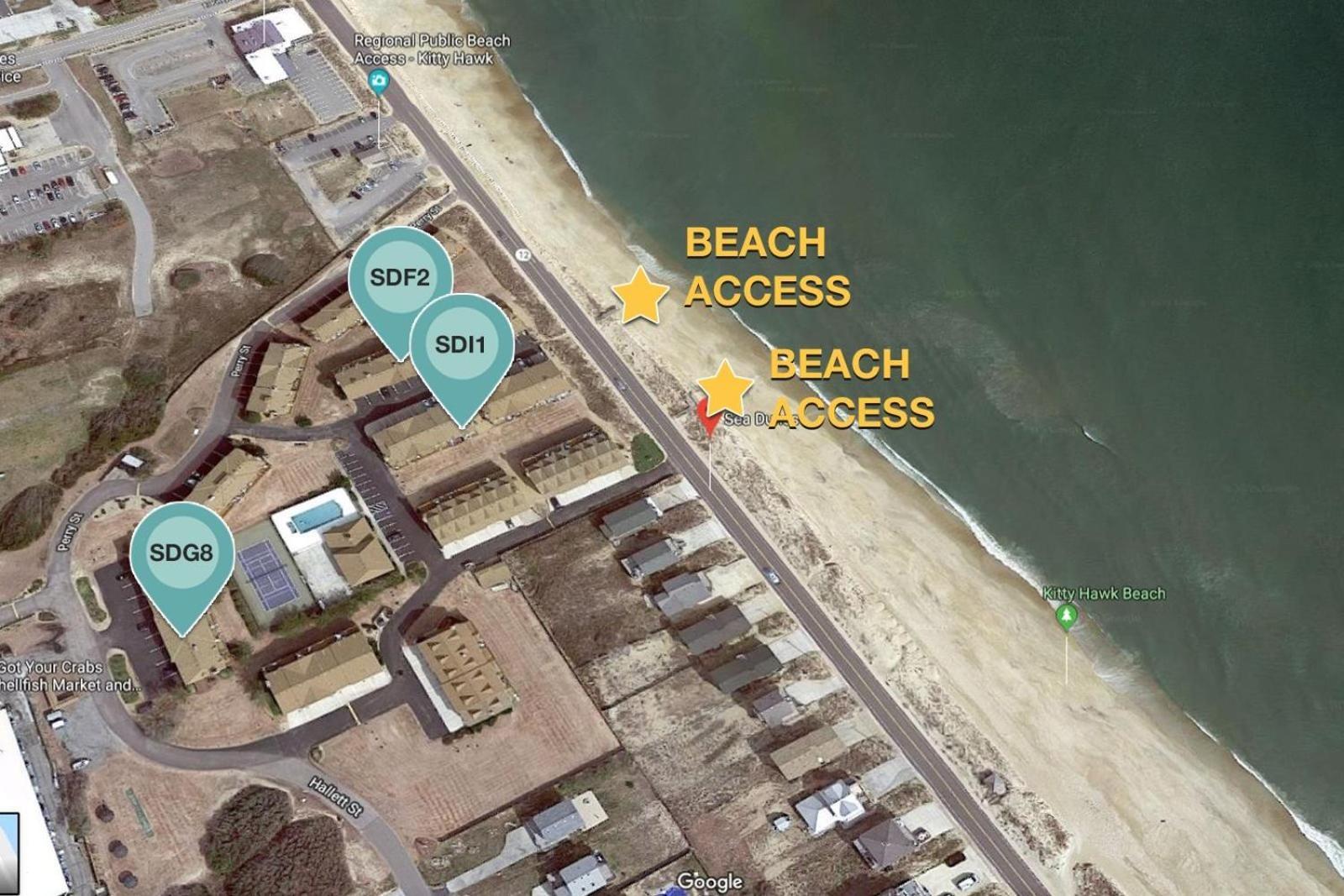 Sdi1 Sea Dunes I1 Steps To The Beach Kitty Hawk Buitenkant foto